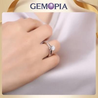 Customized 100% 925 Silver Ring Adjustable Simple Couple Ring
