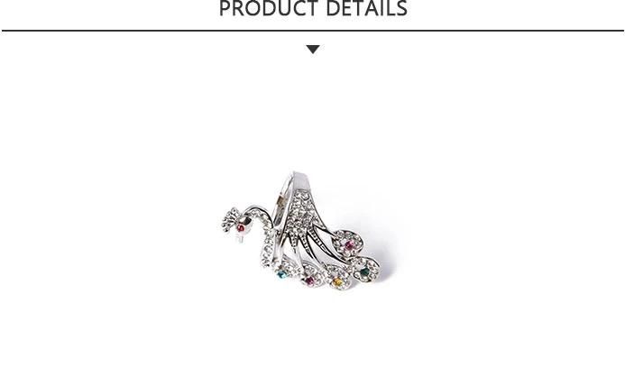 Quality Most Popular Fashion Jewelry Swan Type Silver Ring