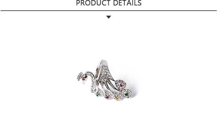 Quality Most Popular Fashion Jewelry Swan Type Silver Ring