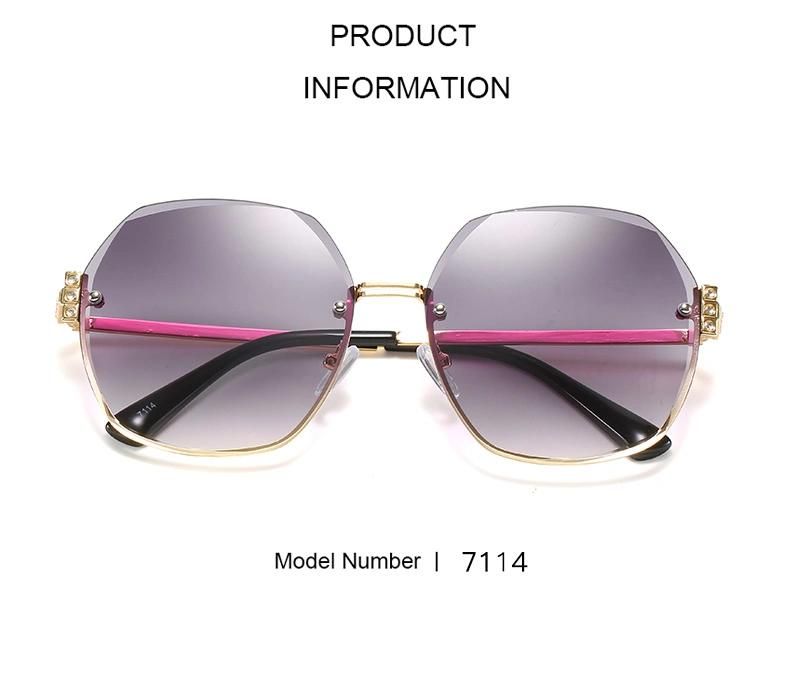 2021 Trendy Rectangle Shape Frame Fashion Sunglasses