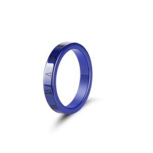 Whole Fashion Simple High Quality Colorful Ceramic Ring with Roman Numerals Ceramic Jewelry Rings