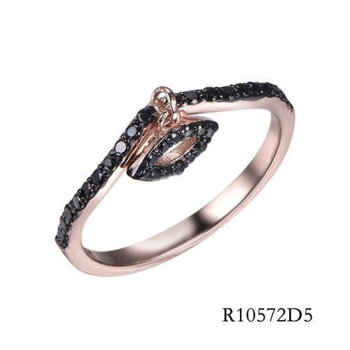 Hot Sale 925 Sterling Silver with CZ Charm Ring Jewellery