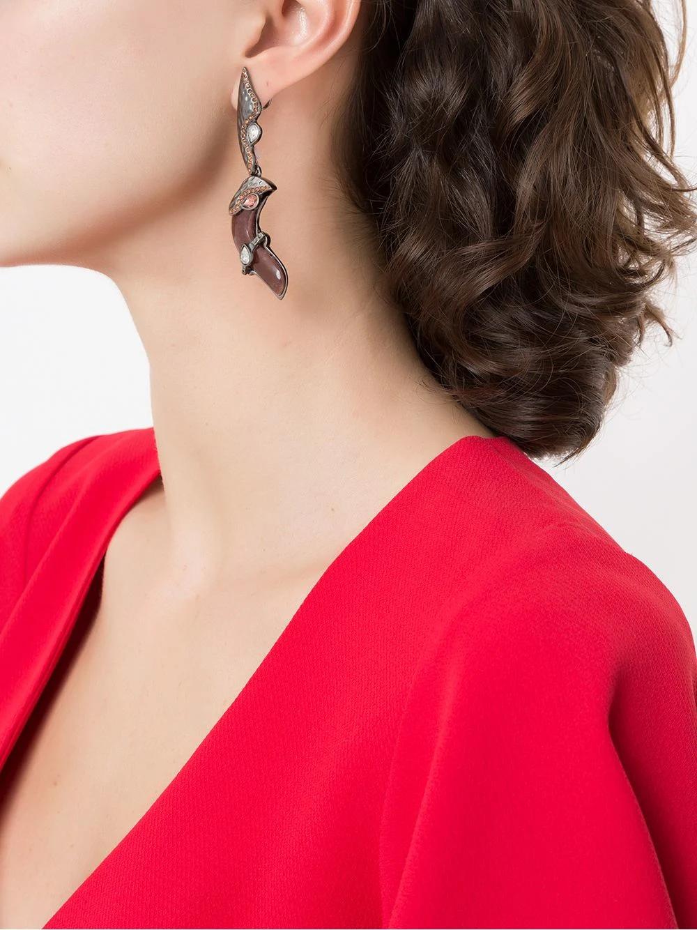 Fashion Personality Metal Long Earrings Jewelry