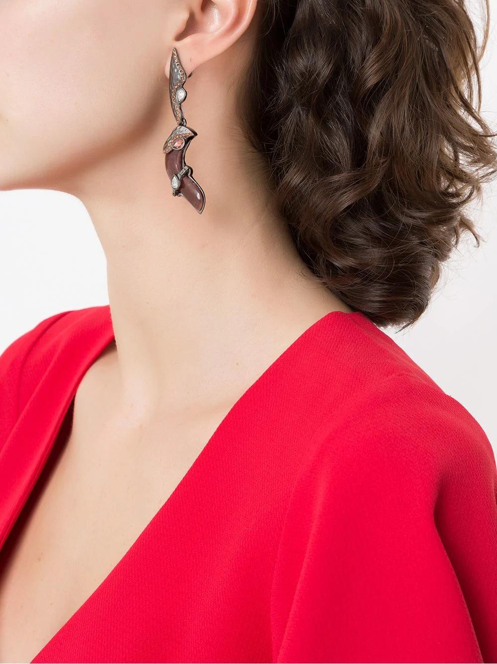 Fashion Personality Metal Long Earrings Jewelry
