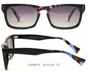 2021 Colorful Italy Design Acetate Thick Sunglasses Men in Stock