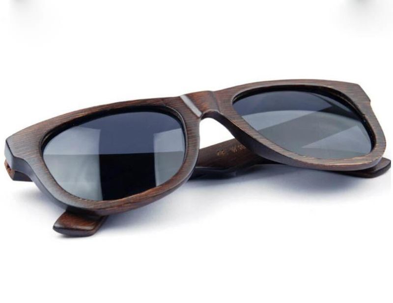 Explosion Hot Bamboo Glasses Retro-Coated Bamboo Legs Polarized Sunglasses Sg3018