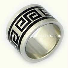 Stainless Steel Laser Ring (RC6581)