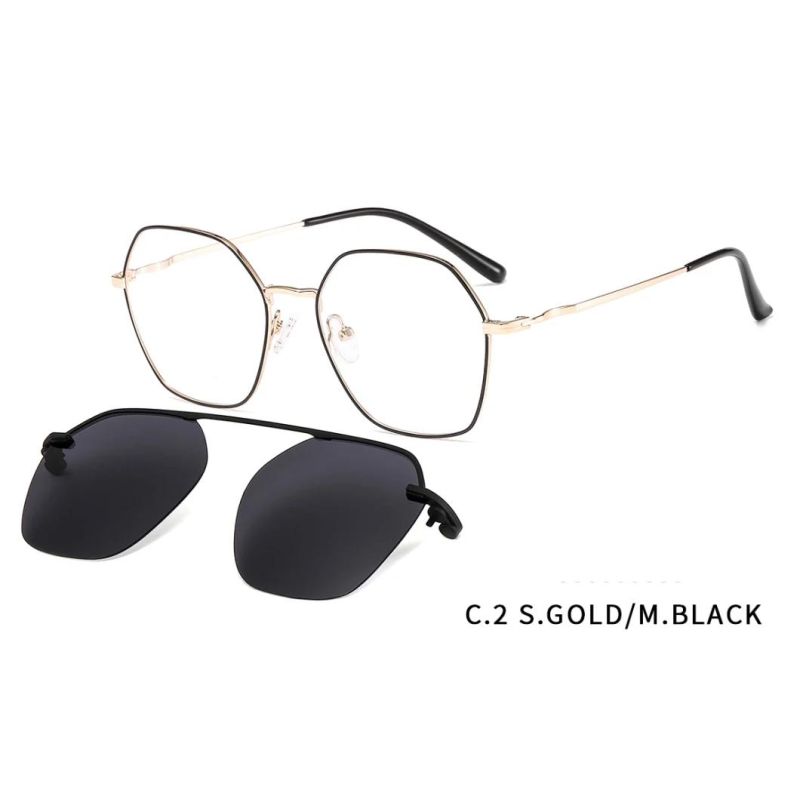 Polarized Lens for Prescription Glasses Metal Polarized Clip on Sunglasses Magnet Clip on Sunglasses