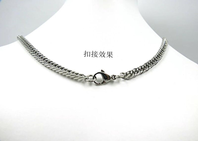 Jewellery Size 2X8.6 Round Edge Polished Necklace
