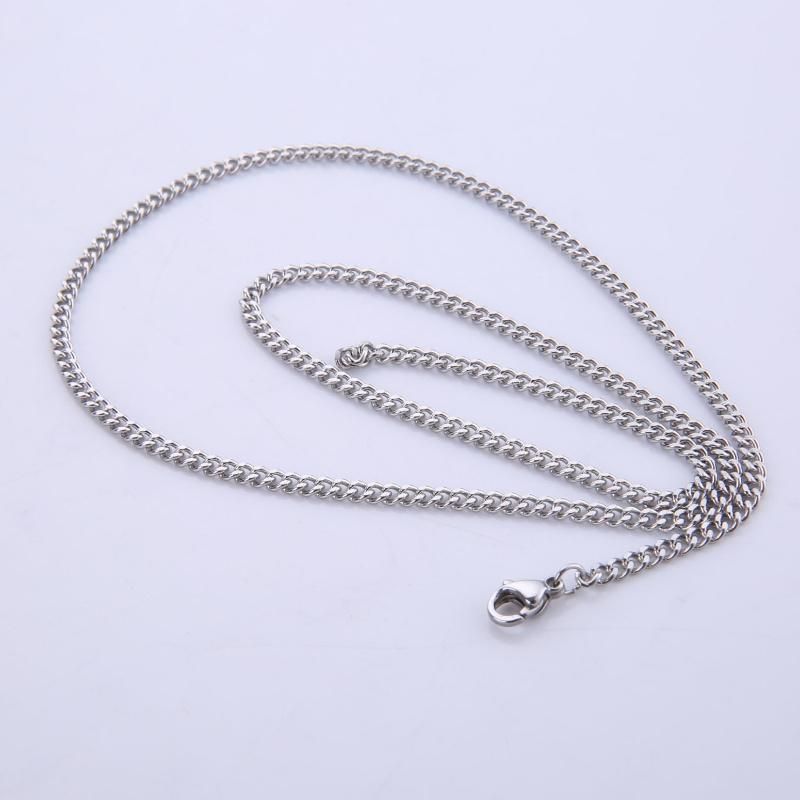 Fashionable Stainless Steel Jewellery Curb Chain Necklace for Jewelry Making