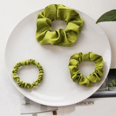 16mm Silk Satin Hair Scrunchies for Lady