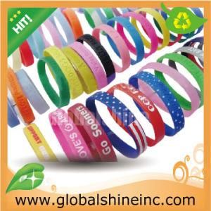 Silicone Bracelet With Metal (SB006)