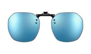 Fashion Polarized Clip on Sunglasses with Un400 Tac Lens for Nearsighted Man Woman Over on Optical Frame Model J3178-B
