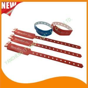 Custom Entertainment Vinyl Plastic ID Wristbands Bracelet Bands (E6060B13)
