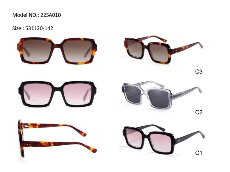 Fashion Transparent Big Rectangle Sunglass Women Men Over-Sized Sun Glass Wholesale Competitive Popular Sunglasses