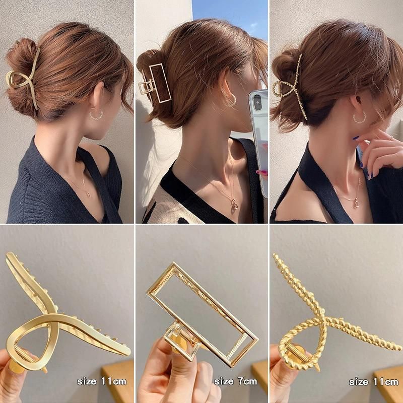 Fashion Hollow Metal Hairpin Jewelry