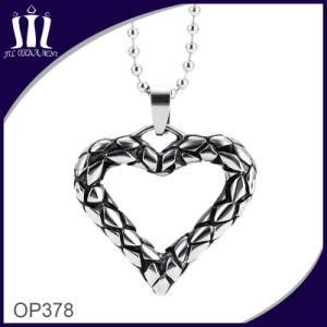 316L Titanium Steel Punk Heart Pendant