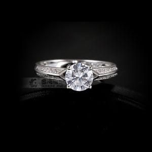 925 Sterling Silver Diamond Rings in Heart &amp; Arrow Quality CZ Stone