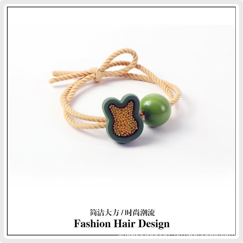 Fashion Jewelry Fresh Temperament Hair Ring Preparation Beads Head Rope