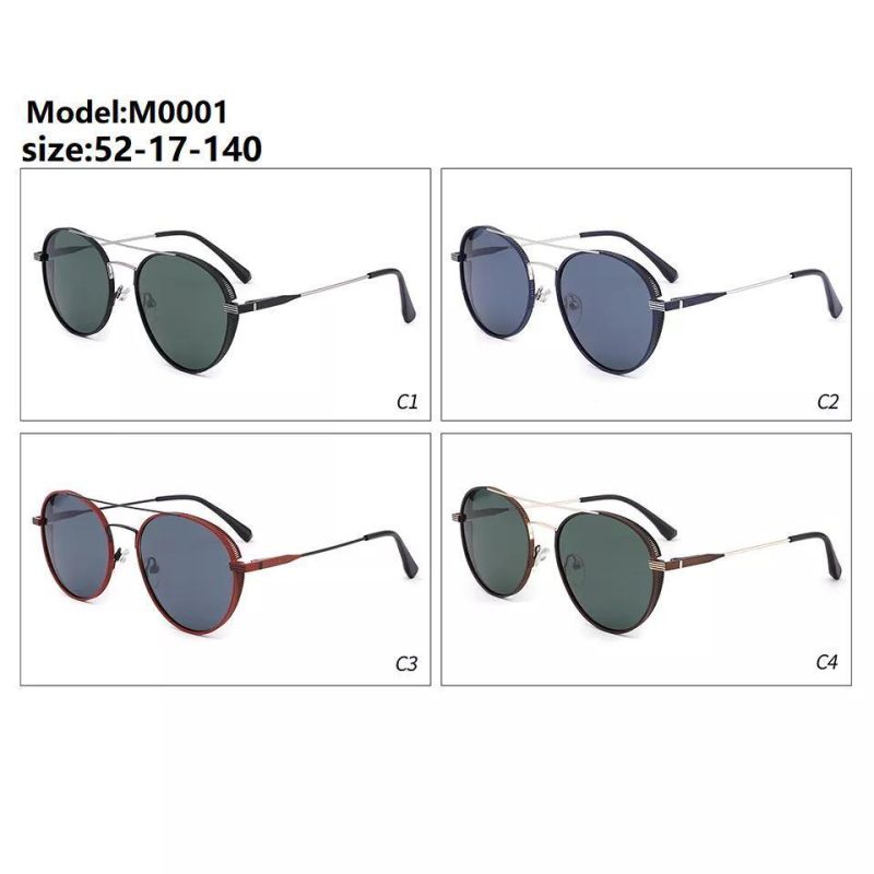 2022 New Custom Wholesale Vintage Fashion Brand Designer Acetate Polarized Sunglasses for Man/Woman