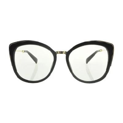 2017 Big Cat Eye Lens Sunglasses with Metal Temples