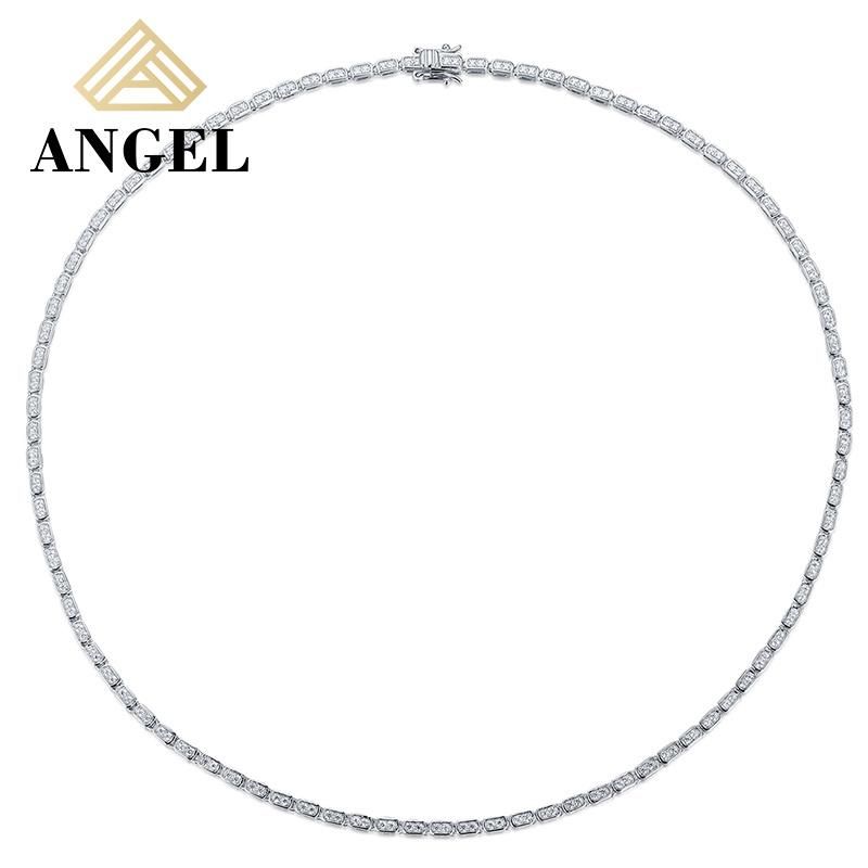 Fashion Jewelry Fashion Accessories New Style Hip Hop Jewellery AAA Moissanite Cubic Zirconia Factory Wholesale Necklace