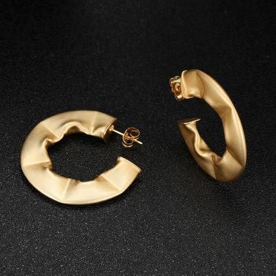 C Shaped New Fashion Simple Women Sense Earrings