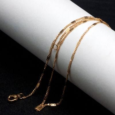 Stainless Steel Jewelry Necklace Embossed Curb Chain for Jewelry Design