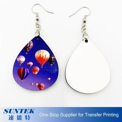 Sublimation Blank Drop Wood Earrings