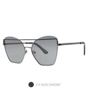 Metal&Nylon Sunglasses, Ladies New Fashion Butterfly Frame M9019-04