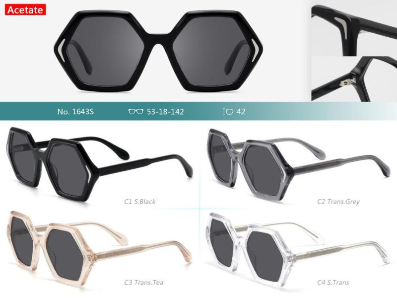 Polarized Sunglasses for Men Women with Acetate Frame, Ideal for Driving Fishing Cycling and Running, UV Protection