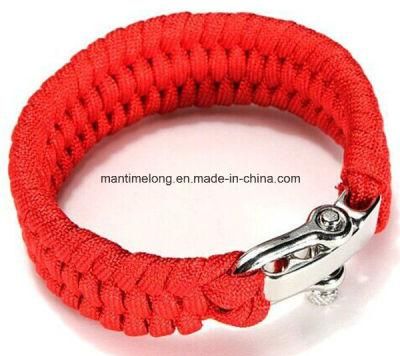 Paracord Rope Outdoor Survival Bracelet for Camping