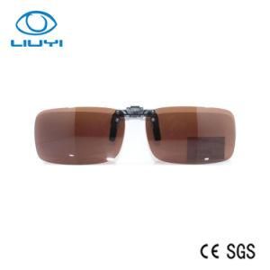 Polarized Clip on Sunglasses with Tac UV400 Lens Over Prescription Glasses for Man or Woman Model J3020