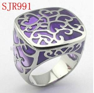 316L Stainless Steel Finger Ring Jewelry (SJR991)