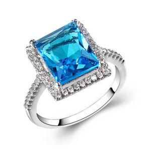 New Type Emerald Copper CZ Ring Jewelry