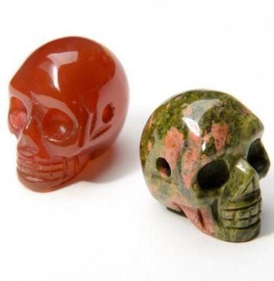 Hot Sale Creative Natural Stone Skull Pendant