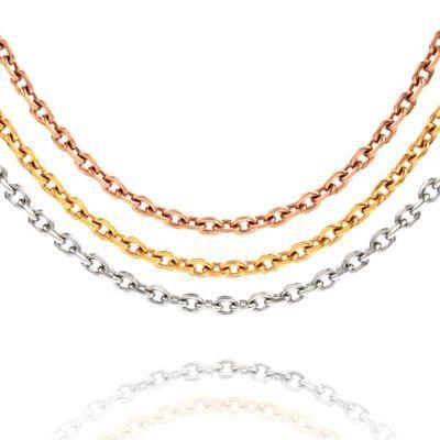 Factory Wholesale High Quality Stainless Steel Jewelry Fashion Design Handcraft Necklace Bracelet Anklet DIY Design Necklace