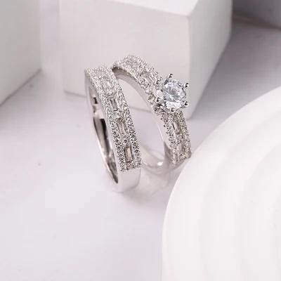 925 Silver Fashion Accessories Factory Wholesale Fashion Jewelry Elegant Hip Hop Jewellery Trendy Women Fine Ring