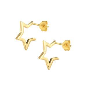 Low MOQ Trendy High Quality 925 Sterling Silver Jewelry New Creative 5-Pointed Star Earring Studs for Women