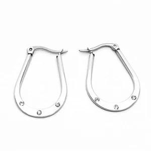 Yongjing Jewelry Stainless Steel Fashion Hoop Earrings (YJ-E0034)