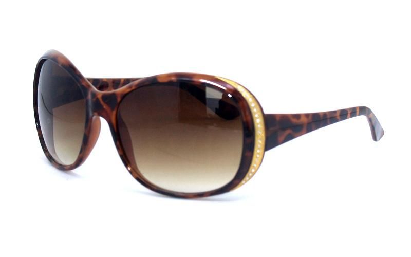 Classic Round Frame Gradient Sunglasses Women PC UV400 Sunglasses