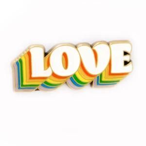 Love Rainbow Enamel Pin