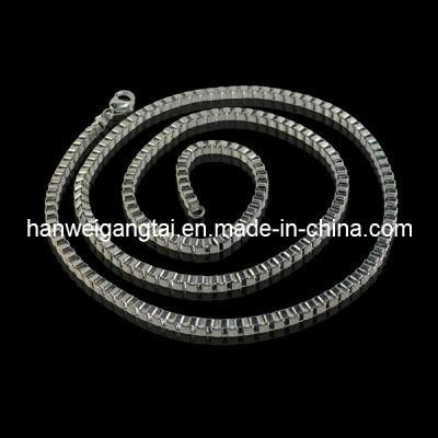 Jewelry Necklace --316L Stainless Steel Necklace, Steel Box Chain (2.5mm GTP-250)