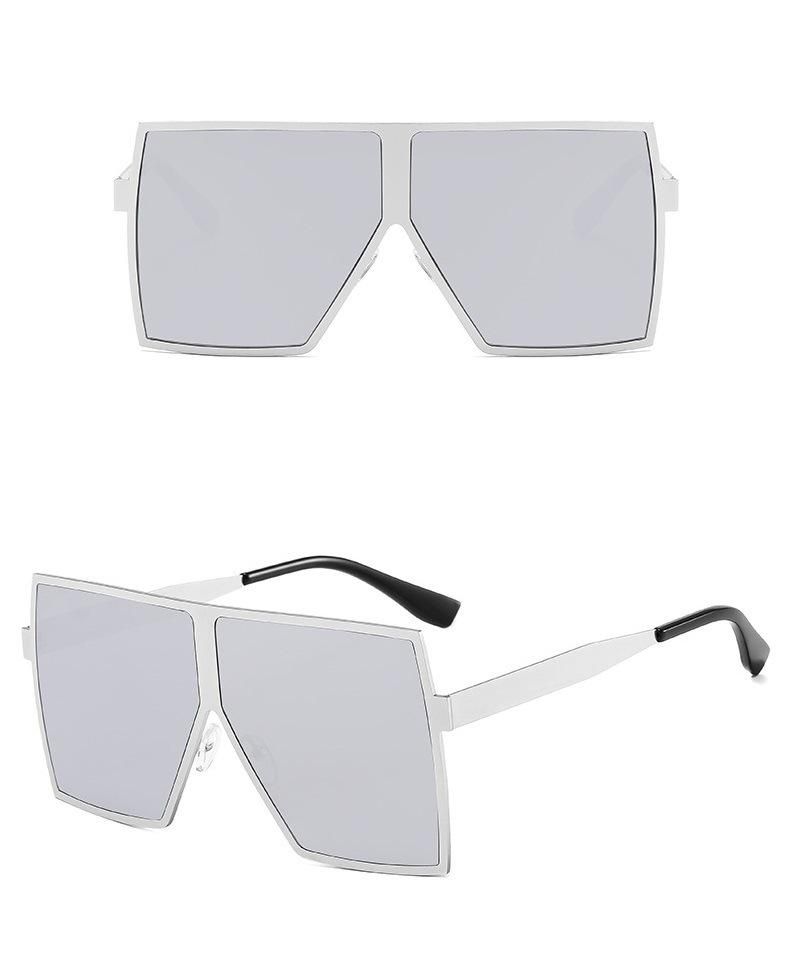 Big Metal Frame Square Sunglasses Hot Sale Style Sunglasses