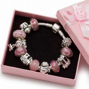 925 Silver Kid Bracelet for European Charm Beads (K01)