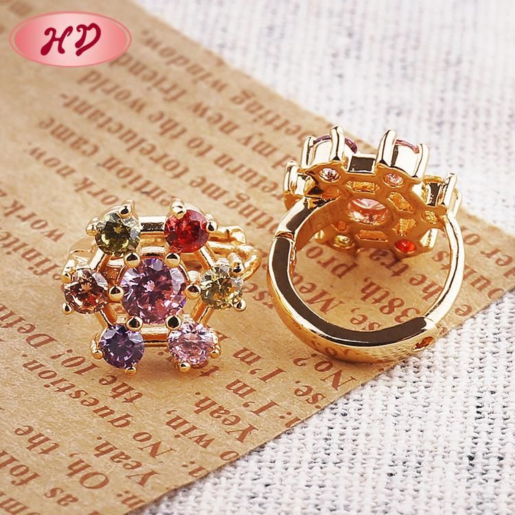 New Latest Gold Beautiful Golden Earring Designs for Women