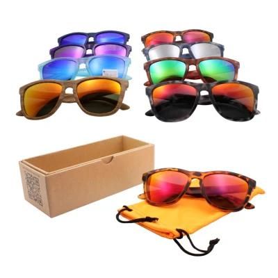 Fashion Interchangeable Arms Polarized Plastic Sunglasses with Revo Coating