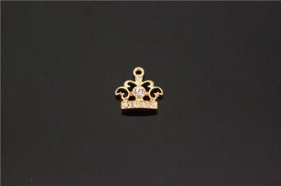 Crown Fashion Designs with Stones Pendant Jewelry Charm for Ladies Bra Bow