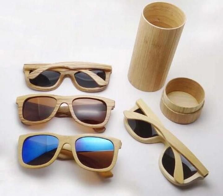 Bamboo Wood Polarized Sunglasses with Customized Logo