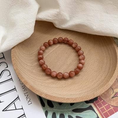 Fashion Jewelry Golden Sunstone Natural Crystal Bracelets